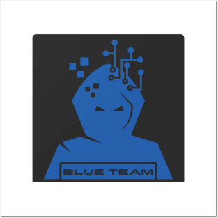 Cyber Security CTF Gamification Blue Team Badge Posters and Art
